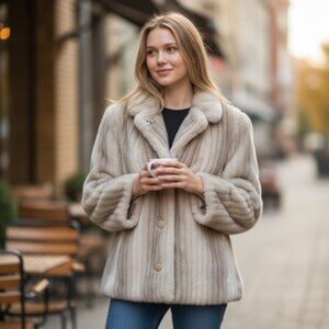 Vintage Faux Fur Coat